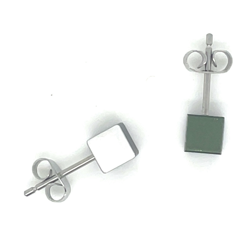 Clic by suzanne oorstekers groen mini kubus O28GR - 601406
