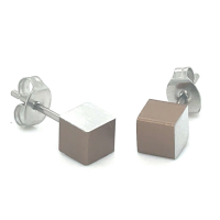Clic by suzanne oorstekers brons mini kubus O28BR - 601407