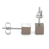 Clic by suzanne oorstekers brons mini kubus O28BR - 601407