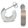 brons kleurige Hypoallergeen oorbellen van clic by suzanne - 601408