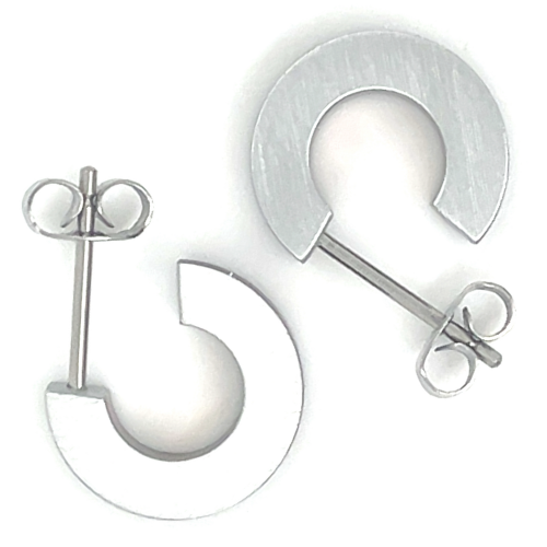 brons kleurige Hypoallergeen oorbellen van clic by suzanne - 601408
