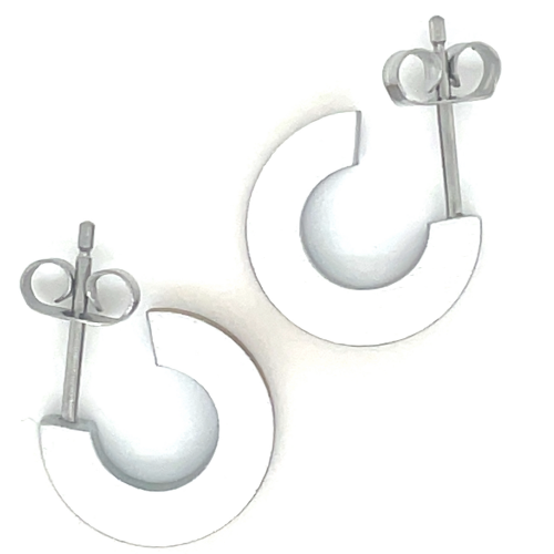 Geel /goud kleurige Hypoallergeen oorbellen van clic by suzanne - 601409