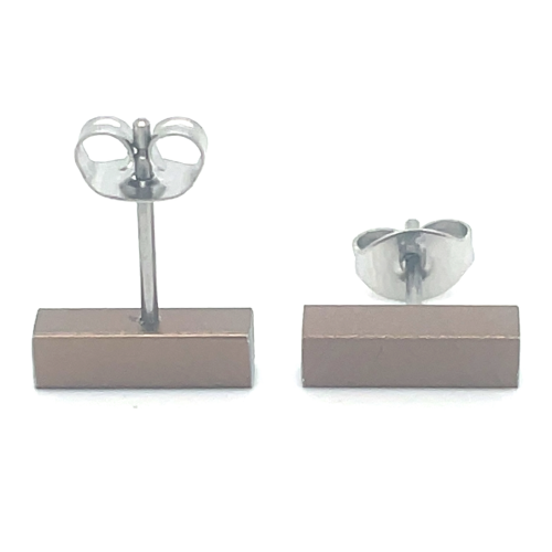 Clic by suzanne oorstekers brons rechthoeken kO57BR - 601410