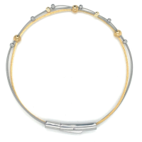 armband goudkleur met bolletje A269BI 18cm - 601411