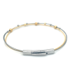 armband goudkleur met bolletje A269BI 18cm - 601411