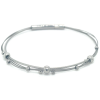 armband aluminium met bolletje A269 18cm - 601412