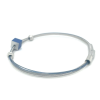 armband kiki blauw met kubus A230B 18cm - 601413