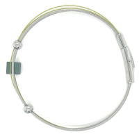armband kiki groen met kubus A230GR 18cm - 601414