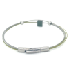 armband kiki groen met kubus A230GR 18cm - 601414