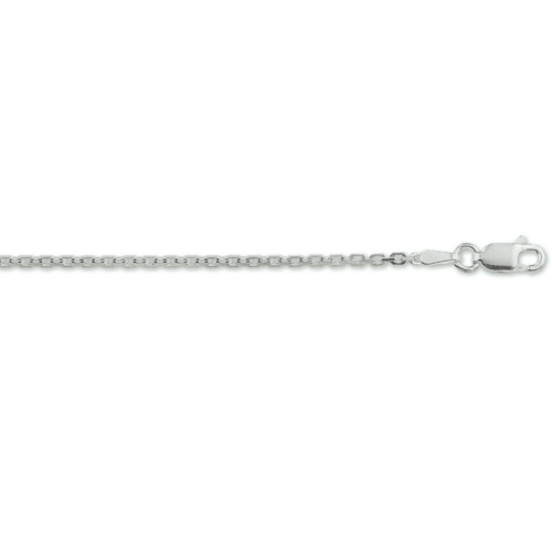 anker ketting 60cm gediamanteerd zilver 1,6 mm - 601428