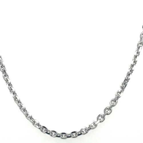 anker ketting 60cm gediamanteerd zilver 1,6 mm - 601428