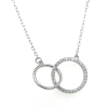 cirkel hangers met collier en zirkonia steentjes 41 - 43 - 45 cm - 601434 cirkel hangers met collier en zirkonia steentjes 41 - 43 - 45 cm - 601434