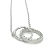 cirkel hangers met collier en zirkonia steentjes 41 - 43 - 45 cm - 601434 cirkel hangers met collier en zirkonia steentjes 41 - 43 - 45 cm - 601434