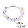 Spark bicone armband met zilver en Swarovski - 54131 Spark bicone armband met zilver en Swarovski - 54131
