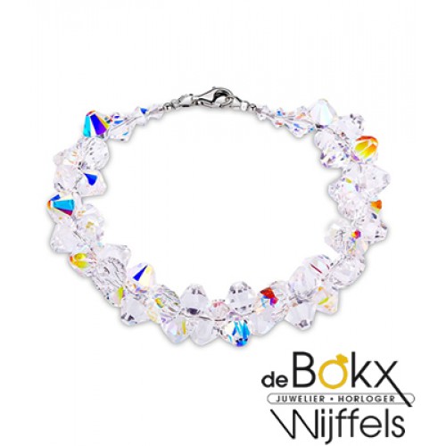 Spark bicone armband met zilver en Swarovski - 54131 Spark bicone armband met zilver en Swarovski - 54131