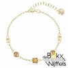 Armband goudkleurig mix-up spark 15 + 5cm - 58230 Armband goudkleurig mix-up spark 15 + 5cm - 58230