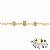 Armband goudkleurig mix-up spark 15 + 5cm - 58230 Armband goudkleurig mix-up spark 15 + 5cm - 58230