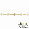 Armband goudkleurig mix-up spark 15 + 5cm - 58231 Armband goudkleurig mix-up spark 15 + 5cm - 58231