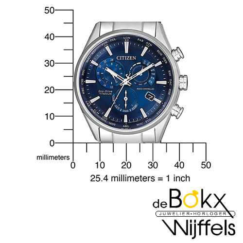 Citizen heren horloge titanium radio gestuurd eco-drive CB5020-87L - 56857 Citizen heren horloge titanium radio gestuurd eco-drive CB5020-87L - 56857
