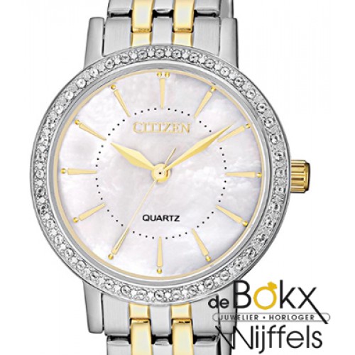 Citizen dameshorloge quartz EL3044-89D - 56447 Citizen dameshorloge quartz EL3044-89D - 56447