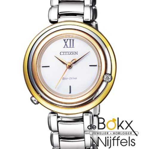 Citizen dameshorloge eco-drive EM0656-15A - 56449 Citizen dameshorloge eco-drive EM0656-15A - 56449