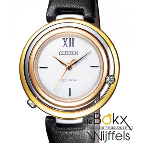 Citizen dameshorloge eco-drive EM0656-15A - 56449 Citizen dameshorloge eco-drive EM0656-15A - 56449