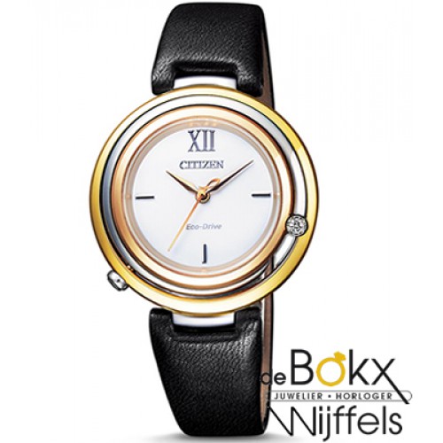 Citizen dameshorloge eco-drive EM0656-15A - 56449 Citizen dameshorloge eco-drive EM0656-15A - 56449