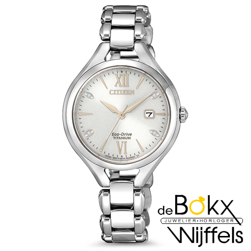 Citizen dames titanium horloge EW2560-86A - 57028 Citizen dames titanium horloge EW2560-86A - 57028