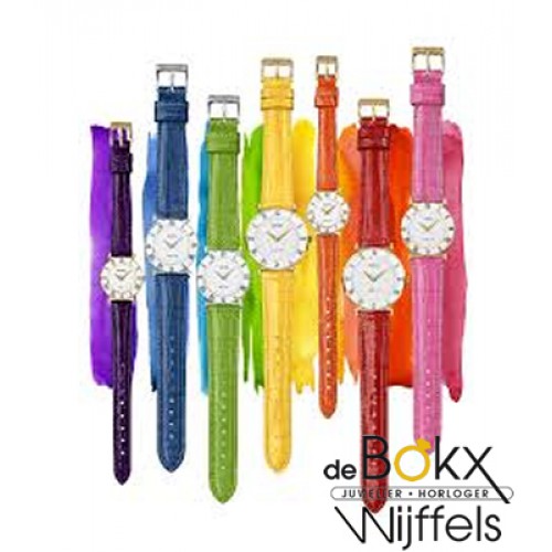 Jowisa horloge met rode leren band van de Roma collectie J2.201.L - 55481 Jowisa horloge met rode leren band van de Roma collectie J2.201.L - 55481