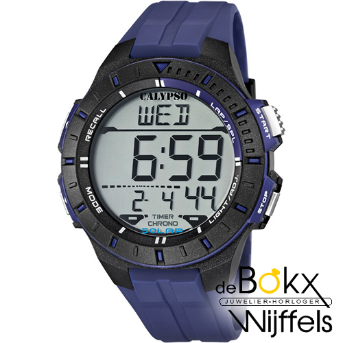 Digitaal calypso horloge blauw K5607/2 - 58277