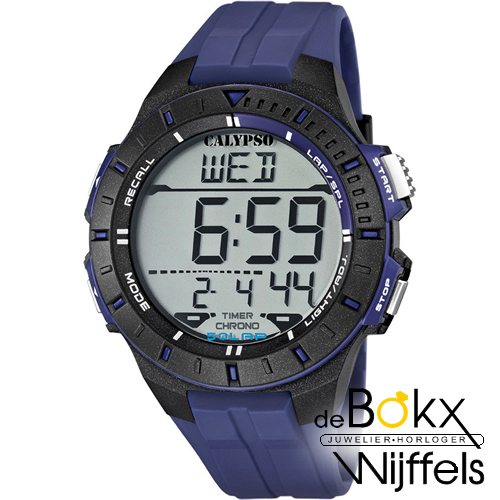 Digitaal calypso horloge blauw K5607/2 - 58277 Digitaal calypso horloge blauw K5607/2 - 58277
