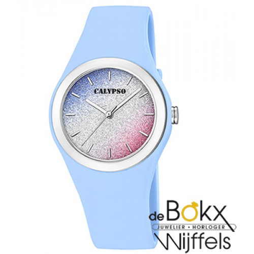 Blauw calypso tiener horloge - 56464 Blauw calypso tiener horloge - 56464