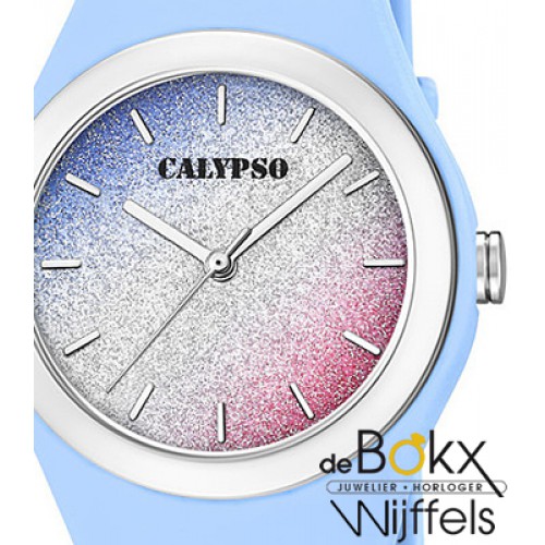 Blauw calypso tiener horloge - 56464 Blauw calypso tiener horloge - 56464