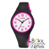 Zwart tienerhorloge met fel roze van Calypso - 56939 Zwart tienerhorloge met fel roze van Calypso - 56939