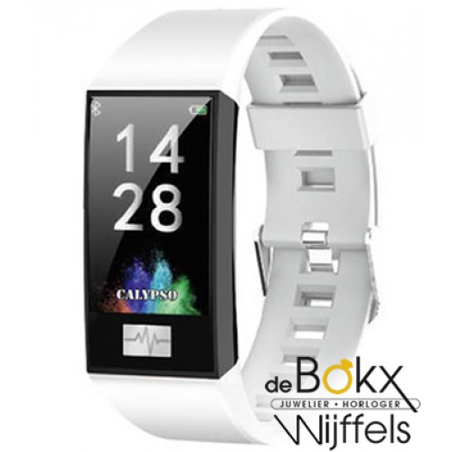 Smartime Calypso watches Fitness tracker horloge paars / wit - 57393 Smartime Calypso watches Fitness tracker horloge paars / wit - 57393