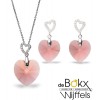 Spark tender heart oorknoppen hangend roze - 54395 Spark tender heart oorknoppen hangend roze - 54395