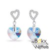 Amore Spark zilveren oorbellen met kristal aquamarijn - 58239 Amore Spark zilveren oorbellen met kristal aquamarijn - 58239