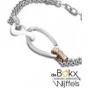 Bedelarmband Lotus staal rozé en ceramic - 51493 Bedelarmband Lotus staal rozé en ceramic - 51493