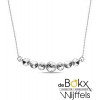 Spark collier zilver Smile met witte swarovski - 57039 Spark collier zilver Smile met witte swarovski - 57039