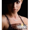 Spark collier zilver Smile met witte swarovski - 57039 Spark collier zilver Smile met witte swarovski - 57039