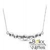 Spark collier zilver Smile met witte swarovski - 57039 Spark collier zilver Smile met witte swarovski - 57039