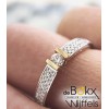 Gouden ring met diamant 0.26crt - 57052 Gouden ring met diamant 0.26crt - 57052