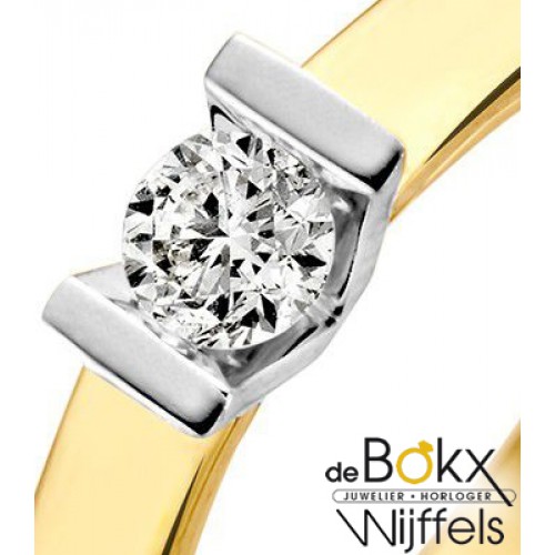 Diamanten ring goud dames 0.20crt - 57053 Diamanten ring goud dames 0.20crt - 57053