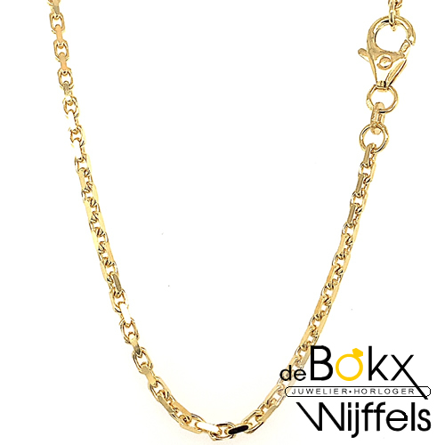 Geel gouden ketting anker 60cm 1.9mm - 55009 Geel gouden ketting anker 60cm 1.9mm - 55009