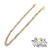 Gouden gedraaide armband dames - 57534 Gouden gedraaide armband dames - 57534