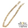 Gouden armband dames fantasie schakel - 57533 Gouden armband dames fantasie schakel - 57533