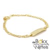 Baby armband fantasieschakel 8 karaat goud - 52959 Baby armband fantasieschakel 8 karaat goud - 52959