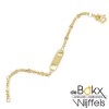 Baby armband fantasieschakel 8 karaat goud - 52959 Baby armband fantasieschakel 8 karaat goud - 52959