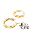 Geel gouden oorringen 20mm - 55389 Geel gouden oorringen 20mm - 55389