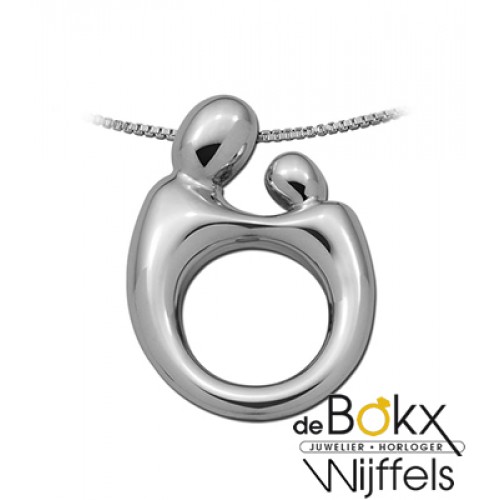 M' Amour hanger moeder en kind zilver Z.11 - 56186 M' Amour hanger moeder en kind zilver Z.11 - 56186